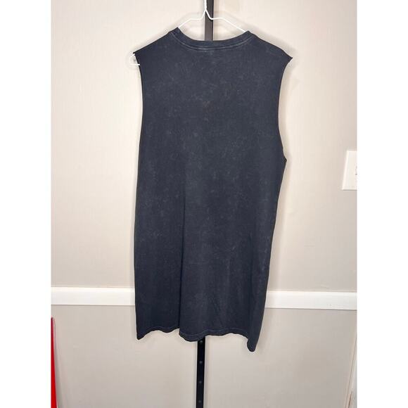 NWOT American  Highway Womens Thunder Muscle Tank Dress Black Lava Wash Size S - Picture 8 of 12